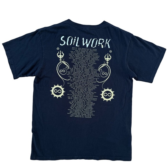 Soilwork Band The Living Infinite Concert Tour Tee Shirt - Picture 4 of 10